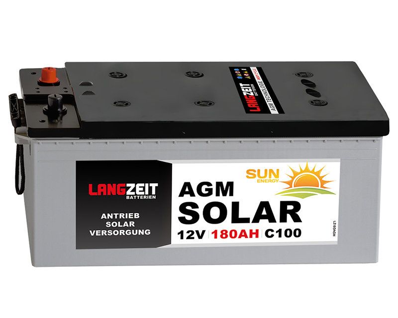 LANGZEIT Solarbatterie 220Ah 12V