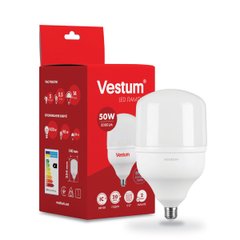 Лампа LED Vestum T140 50W 6500K 220V E27 (1-VS-1604)