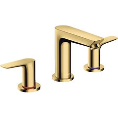 Змішувач для раковини Hansgrohe Talis E на 3 отвори Polished Gold Optic 71733990