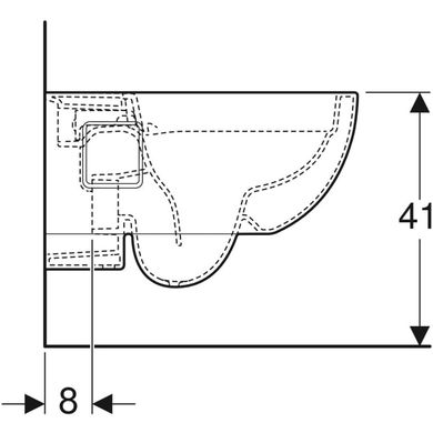 Подвесной унитаз Geberit Selnova Rimfree с сиденьем Soft Close, белый 501.545.01.1+500.335.01.1