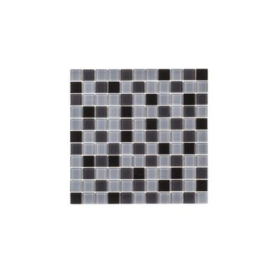 Мозаика стеклянная Kotto Keramika 300x300 мм black/gray m/gray w GM 4008 C3