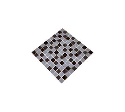 Мозаика стеклянная Kotto Keramika 300x300 мм black/gray m/gray w GM 4008 C3