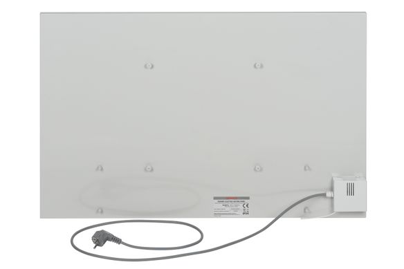 Обігрівач керамічна панель Ardesto HCP-750RWTM, 750Вт, 15м2, ел. керування, IP33, білий