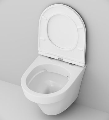 Унітаз підвісний AM.PM INSPIRE FlashClean безобідковий, без сидіння 370x540 мм, колір білий C501700WH