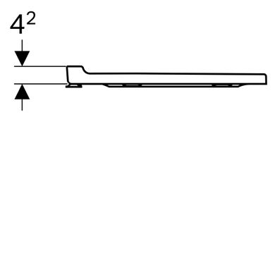 Сидіння з кришкою для унітазу Geberit Xeno² 500.537.01.1