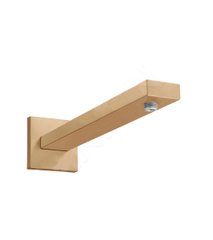 Кронштейн для верхнього душу Hansgrohe E 389 мм Brushed Bronze 27694140