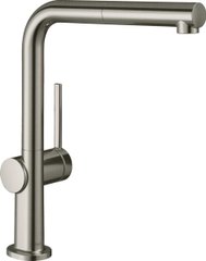 Змішувач для кухні Hansgrohe Talis 270 1jet з витяжним виливом Sbox Stainless Steel 72809800