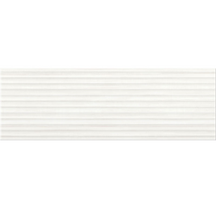 Плитка OPOCZNO Elegant Stripes White Structure 25x75 для стен (071411)