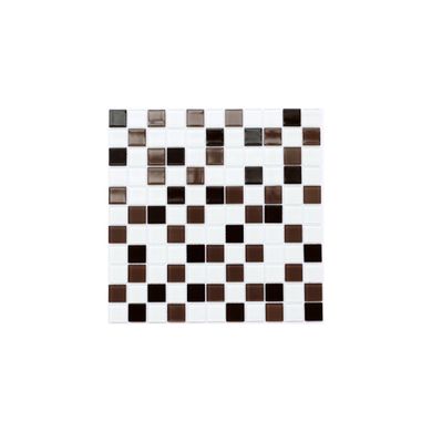 Мозаїка скляна Kotto Keramika 300x300 мм coffe d/coffe m/white GM 4011 C3