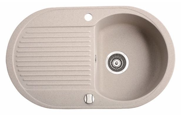 Кухонна мийка MARMORIN Duro гранітна, 1-камерна 770х470х190 бежевий (Safari) 130113001