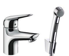 Змішувач для раковини Hansgrohe Novus 70 з гігієнічним душем 71144000