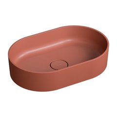 Раковина Omnires Ovo 55x36 terracotta (OVOUNTE)