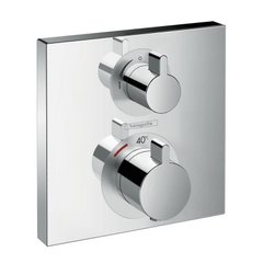 Термостат прихованого монтажу Hansgrohe Ecostat Square запірно-перемикаючий 2-х режимний 15714000