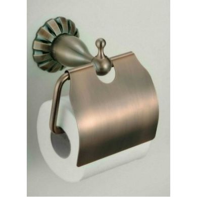 Держатель туалетной бумаги BADICO закрытый, цвет бронза 8951