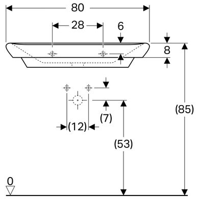 Раковина Geberit myDay 125480600