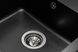 Кухонная мойка GRANADO AVILA Black Shine врезная 615х495 мм, с сифоном (0501)
