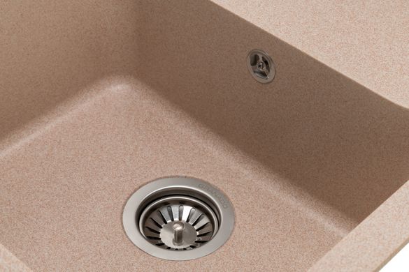 Кухонна мийка GRANADO AVILA Avena врізна 615х495 мм, із сифоном (0502)