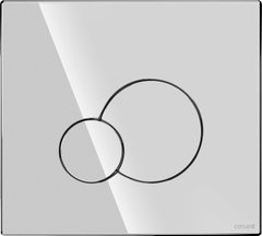 Кнопка змиву Cersanit Base Circle глянцевий хром K97-494