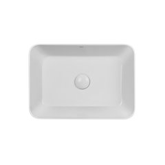 Раковина-чаша Qtap Virgo 490х350х110 White з донним клапаном (QT18112261W)