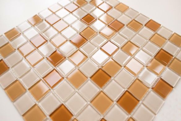 Мозаїка скляна Kotto Keramika 300x300 мм ochra d/beige m/beige w GM 4016 C3