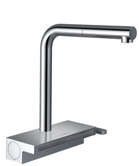 Змішувач для кухні Hansgrohe Aguno Select 250 2jet з витяжним виливом Sbox 73830000