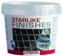 Добавка для затирання Litokol STARLIKE METALLIC PLATINUM С.340, платина 200 г (STRPLT0200)