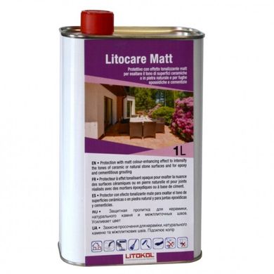 Захисне покриття Litokol LITOCARE MATT для кераміки, натурального каменя та міжплиткових швів 1 л (LTCMATT0121)