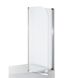 Распашная шторка Eger для ванны 1200х1380 мм профиль белый стекло прозрачное 599-121W
