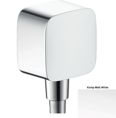 Шлангове під’єднання Hansgrohe FixFit E зі зворотним клапаном Matt White 26457700