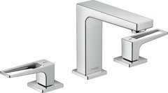 Змішувач для раковини Hansgrohe Metropol 110 на 3 отвори, ручки loop, хром 74514000