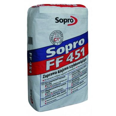 Цементный клей SOPRO FF для плитки 25 кг (451/25)