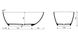 Ванна Marmorin Cleo окремостояча 1700x850 мм, колір білий P_W_307_01_1700