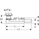 Корпус дренажного каналу Geberit CleanLine + дренажний канал CleanLine20, темний / матовий метал, L30-130см 154.150.00.1+154.451.00.1