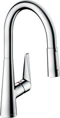 Змішувач Hansgrohe Talis M51 200 2jet для кухні з витяжним виливом (72813000)