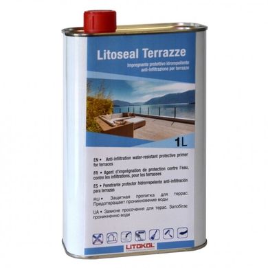 Защитное покрытие Litokol LITOSEAL TERRAZZE для керамики, натурального камня и межплиточных швов 1 л (LTSTRZ0121)