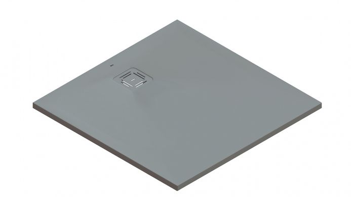 Душевой поддон Roca Palo ST CEYO искуственный камень 900х900 мм, решетка в цвет, матовый серый A276476300