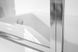 Шторка Besco PMD Piramida Ambition Premium-3S для ванны 1300х1400 мм трехстворчатая, профиль хром стекло прозрачное