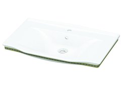 Раковина IDEVIT Neo Classic накладна, 1040x500 мм, h70 мм, колір білий/золото 3301-1005-0088