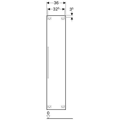 Пенал Geberit iCon 840000000