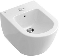 Біде підвісне VILLEROY&BOCH Subway 2.0 один отвір під змішувач, білий 54000001