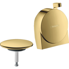 Зовнішня частина Hansgrohe Exafill S до сифона на ванну з наповненням Polished Gold Optic 58117990