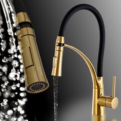 Змішувач для кухонної мийки Sink Quality STILE Golden BNO-gd