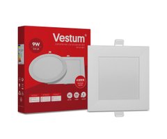Світильник LED врізний квадратний Vestum 9W 4000K 220V (1-VS-5203)