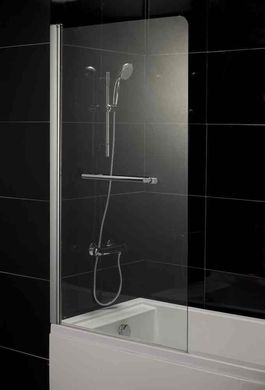 Стеклянная шторка для ванны EGER 800x1500 мм левая, стекло тонированное 599-02L grey