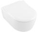Унітаз підвісний Villeroy & Boch Avento Directflush безободковий, з сидінням SlimSeat з функцією Soft Close, колір білий 5656RS01