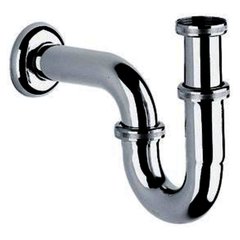 Сифон для раковини Grohe трубчастий, без донного клапану, колір хром 28947000