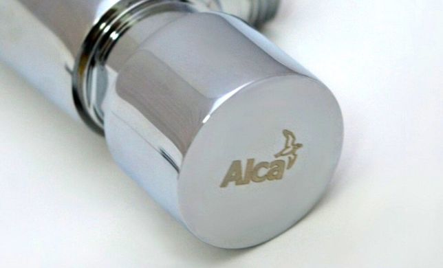 Кнопочный сливной вентиль для писсуара ALCAPLAST хром ATS001