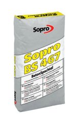 Шпаклівка SOPRO BS швидкотужавна, для бетона 25 кг (467/25)