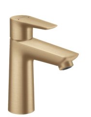 Змішувач для раковини Hansgrohe Talis E 110 з донним клапаном pop-up Brushed Bronze 71710140