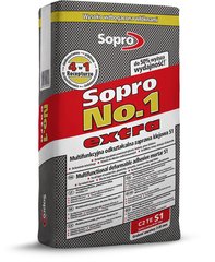 Клей для плитки Sopro №1 400 extra (22,5 кг) 400E/22,5